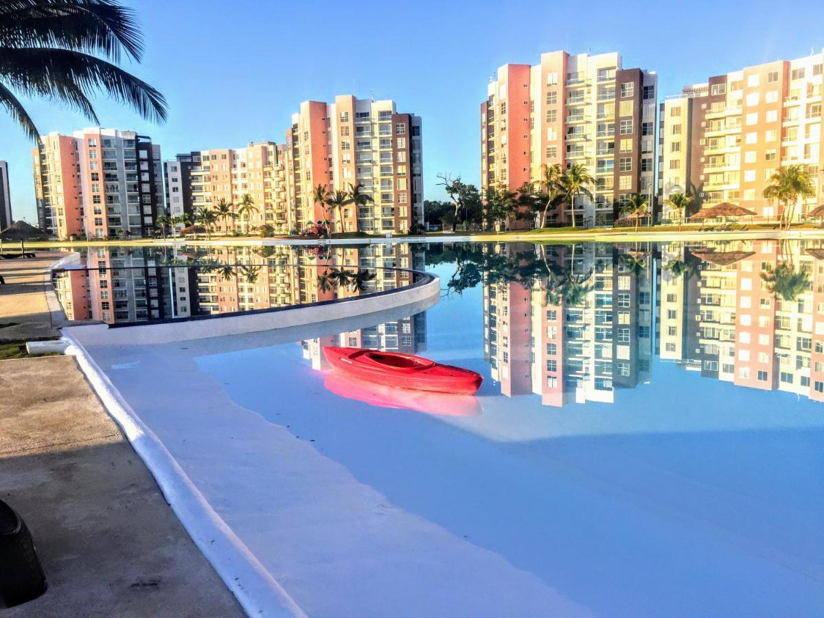 Escape Al Caribe Con Una Vista Impresionante En Pilarita'S Dream Lagoons 坎昆 外观 照片