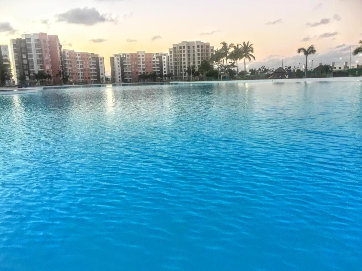 Escape Al Caribe Con Una Vista Impresionante En Pilarita'S Dream Lagoons 坎昆 外观 照片