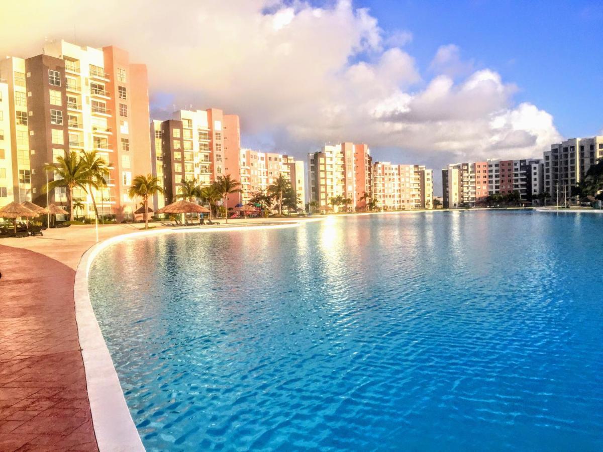Escape Al Caribe Con Una Vista Impresionante En Pilarita'S Dream Lagoons 坎昆 外观 照片