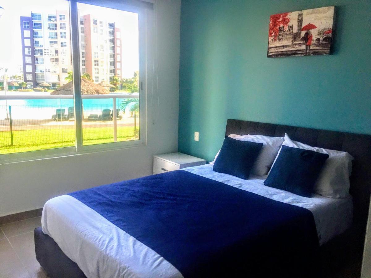 Escape Al Caribe Con Una Vista Impresionante En Pilarita'S Dream Lagoons 坎昆 外观 照片