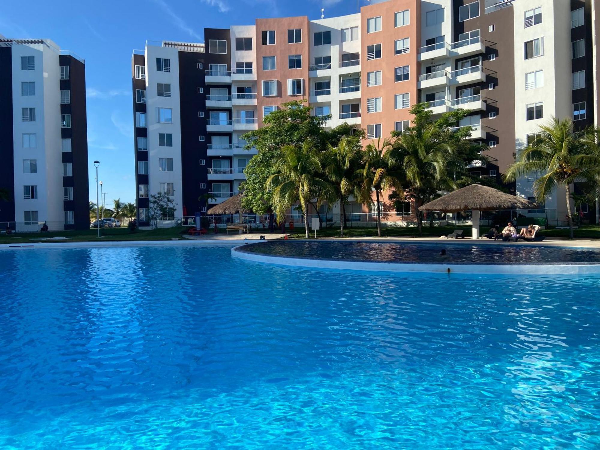Escape Al Caribe Con Una Vista Impresionante En Pilarita'S Dream Lagoons 坎昆 外观 照片
